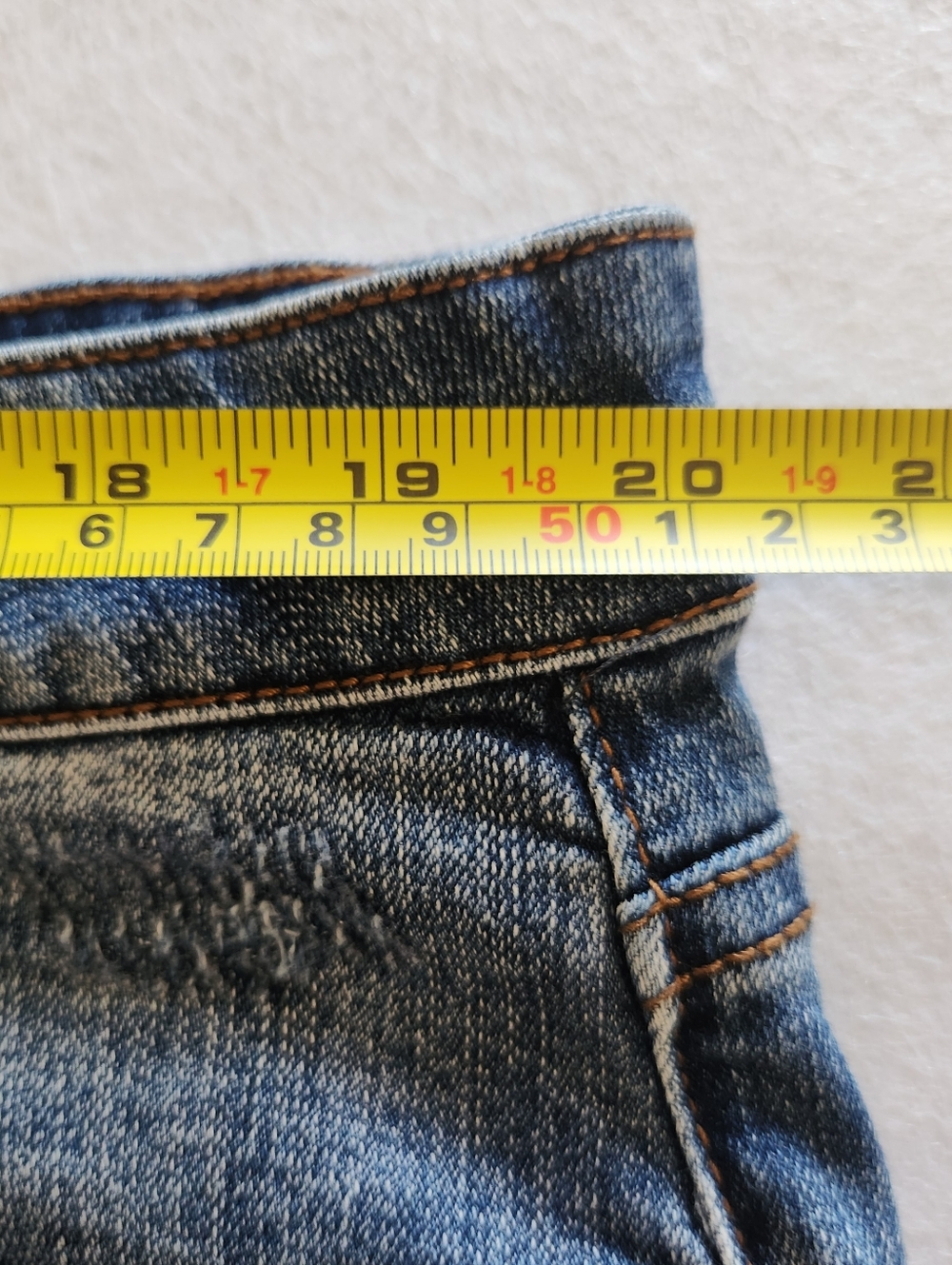 Kut From The Kloth Classic Ankle Jeans in Washed Blue Size 16w - Picture 12 of 13
